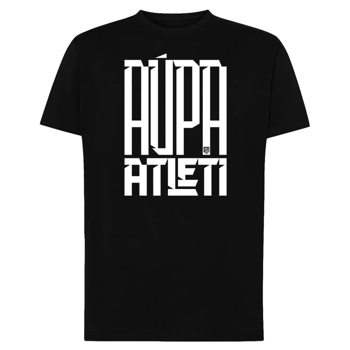 T-shirts And Polos*Atlético de Madrid AÚPA ATLETI BLACK T-SHIRT