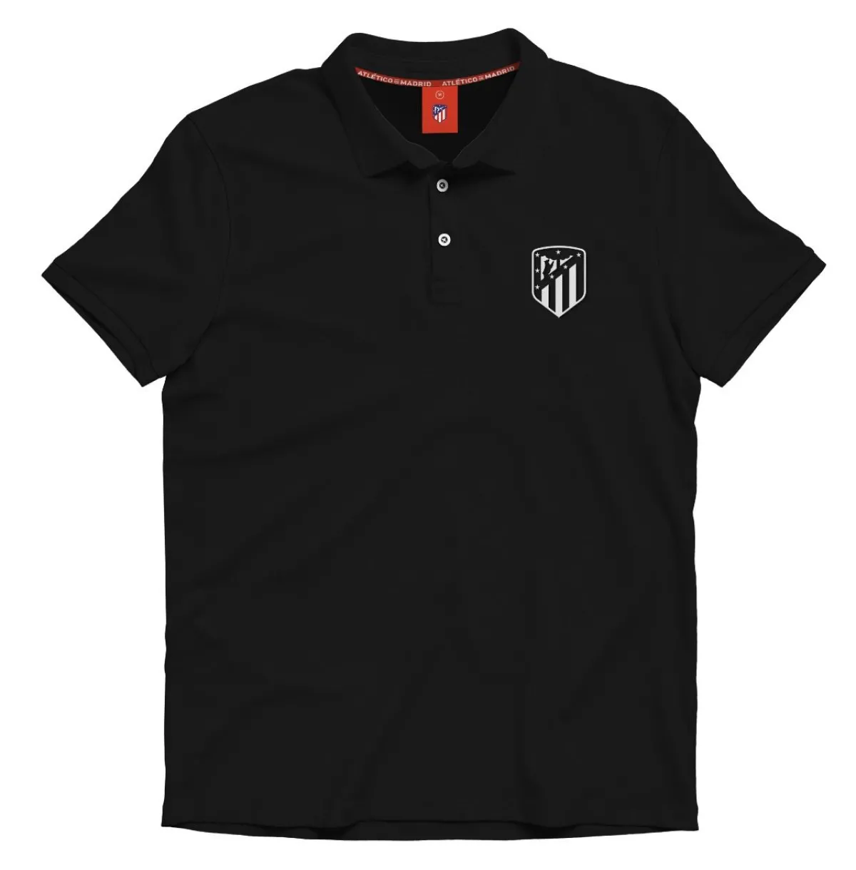 T-shirts And Polos*Atlético de Madrid BLACK CREST POLO