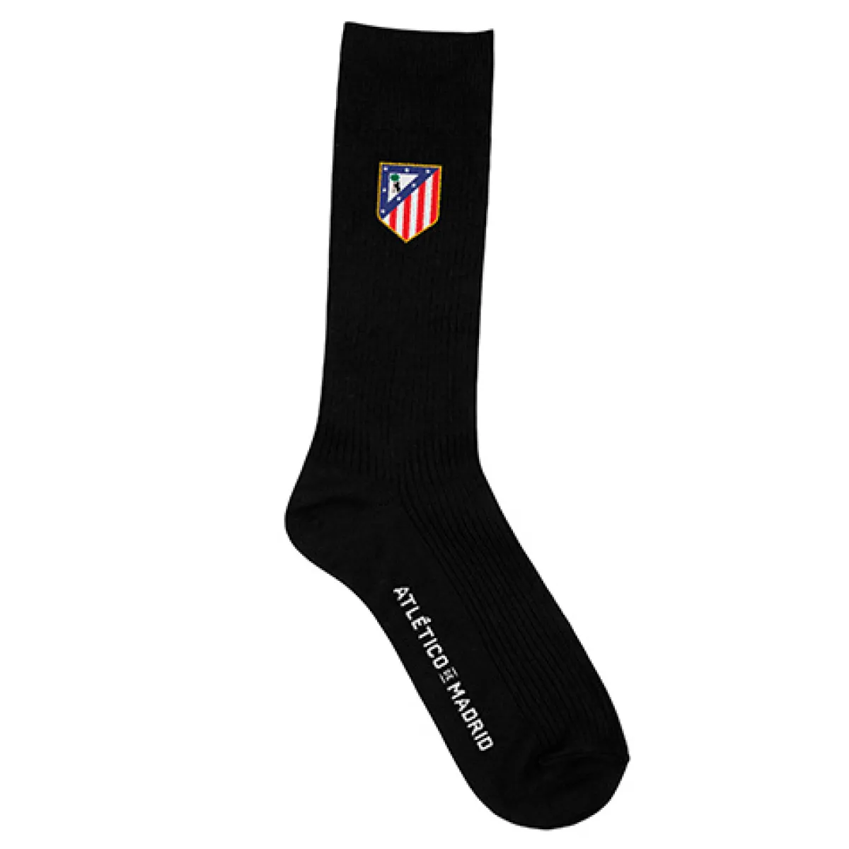 Socks*Atlético de Madrid Black Embroidered Crest Socks
