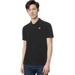 T-shirts And Polos*Atlético de Madrid BLACK PATCH POLO