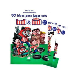 School*Atlético de Madrid Box books 80 ideas to play with Indi and Baby Indi