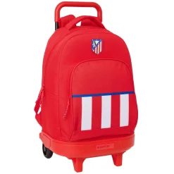 School|Bags And Backpacks*Atlético de Madrid Crest Stripes Removable Compact Trolley Backpack