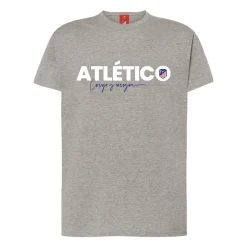 T-shirts And Polos|T-shirts And Polos*Atlético de Madrid GRAY COURAGE AND HEART T-SHIRT