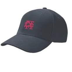Headwear*Atlético de Madrid GRAY WITH EMBROIDERED ATLETI IN PINK CAP