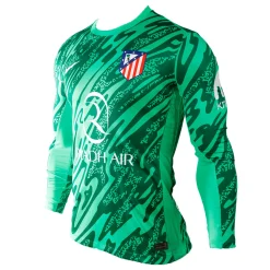 Kids*Atlético de Madrid Kids green goalkeeper 24/25 long sleeve jersey