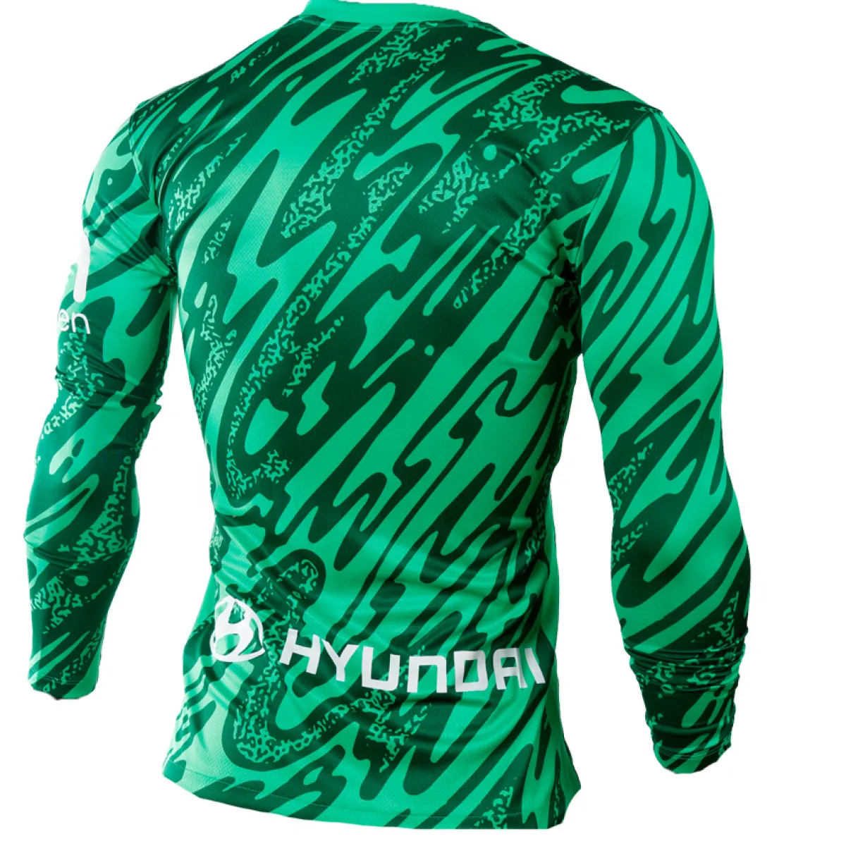 Kids*Atlético de Madrid Kids green goalkeeper 24/25 long sleeve jersey