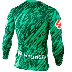 Kids*Atlético de Madrid Kids green goalkeeper 24/25 long sleeve jersey