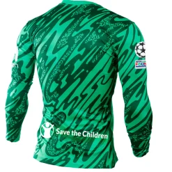 Kids*Atlético de Madrid Kids green goalkeeper 24/25 long sleeve jersey