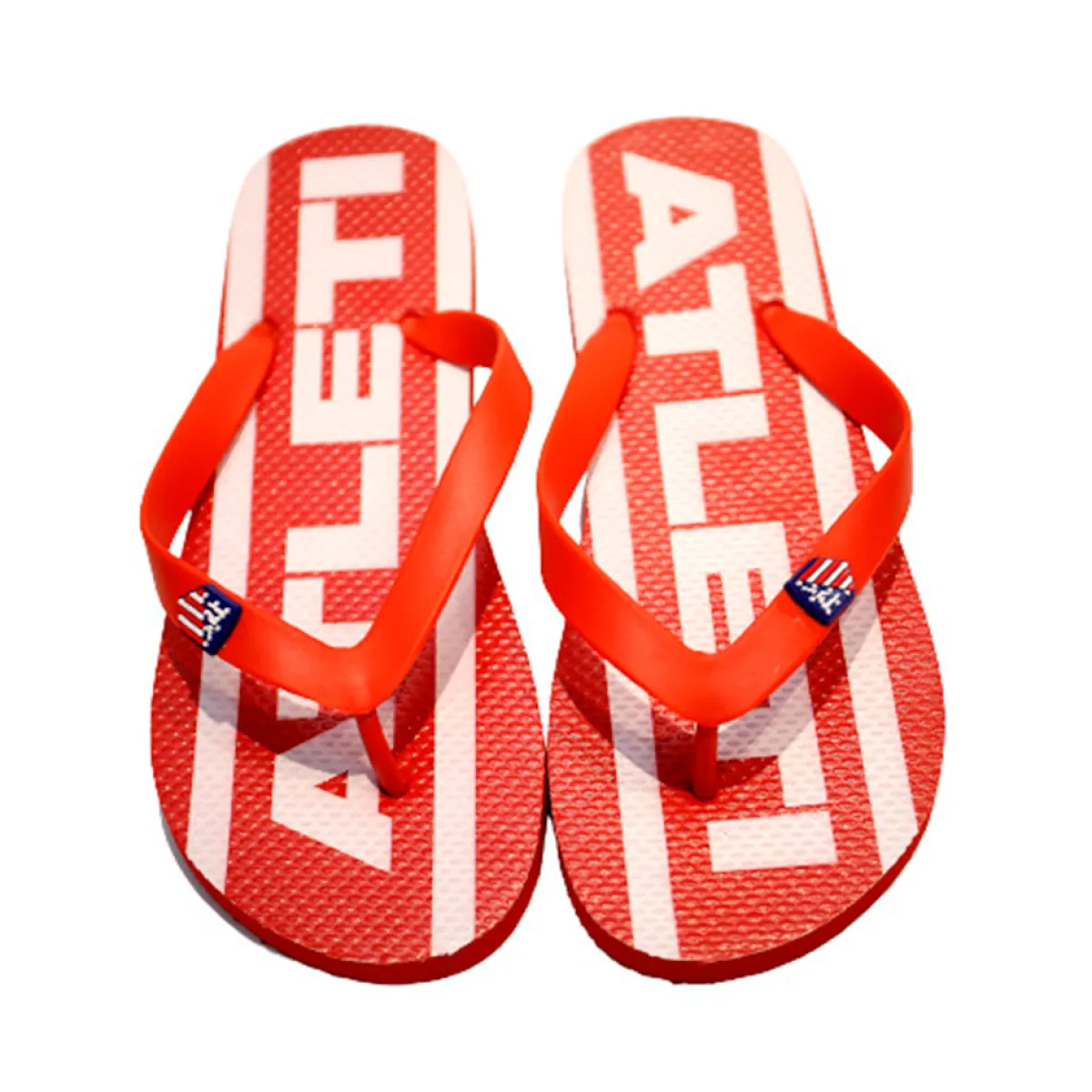 Footwear*Atlético de Madrid KIDS RED AND WHITE FLIP-FLOPS