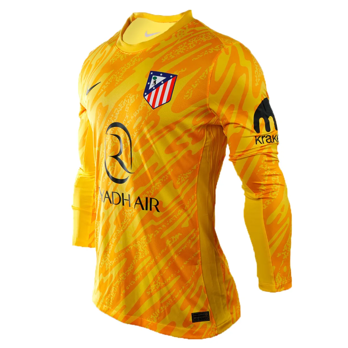 Kids*Atlético de Madrid Kids yellow goalkeeper 24/25 long sleeve jersey