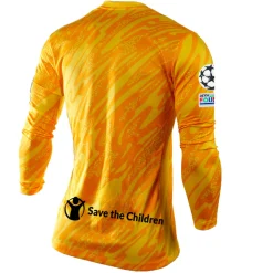 Kids*Atlético de Madrid Kids yellow goalkeeper 24/25 long sleeve jersey
