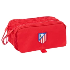 School*Atlético de Madrid Large Triple Crest Stripes Pencil Case