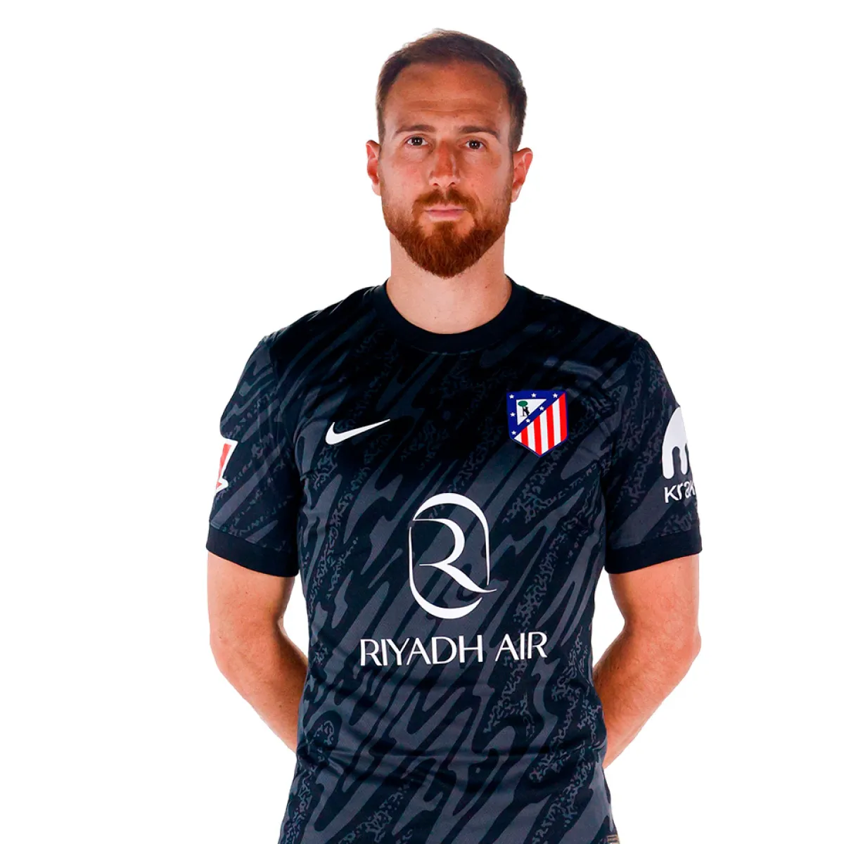 Men*Atlético de Madrid Men black goalkeeper 24/25 short sleeve jersey