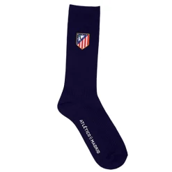 Socks*Atlético de Madrid Navy Blue Embroidered Crest Socks