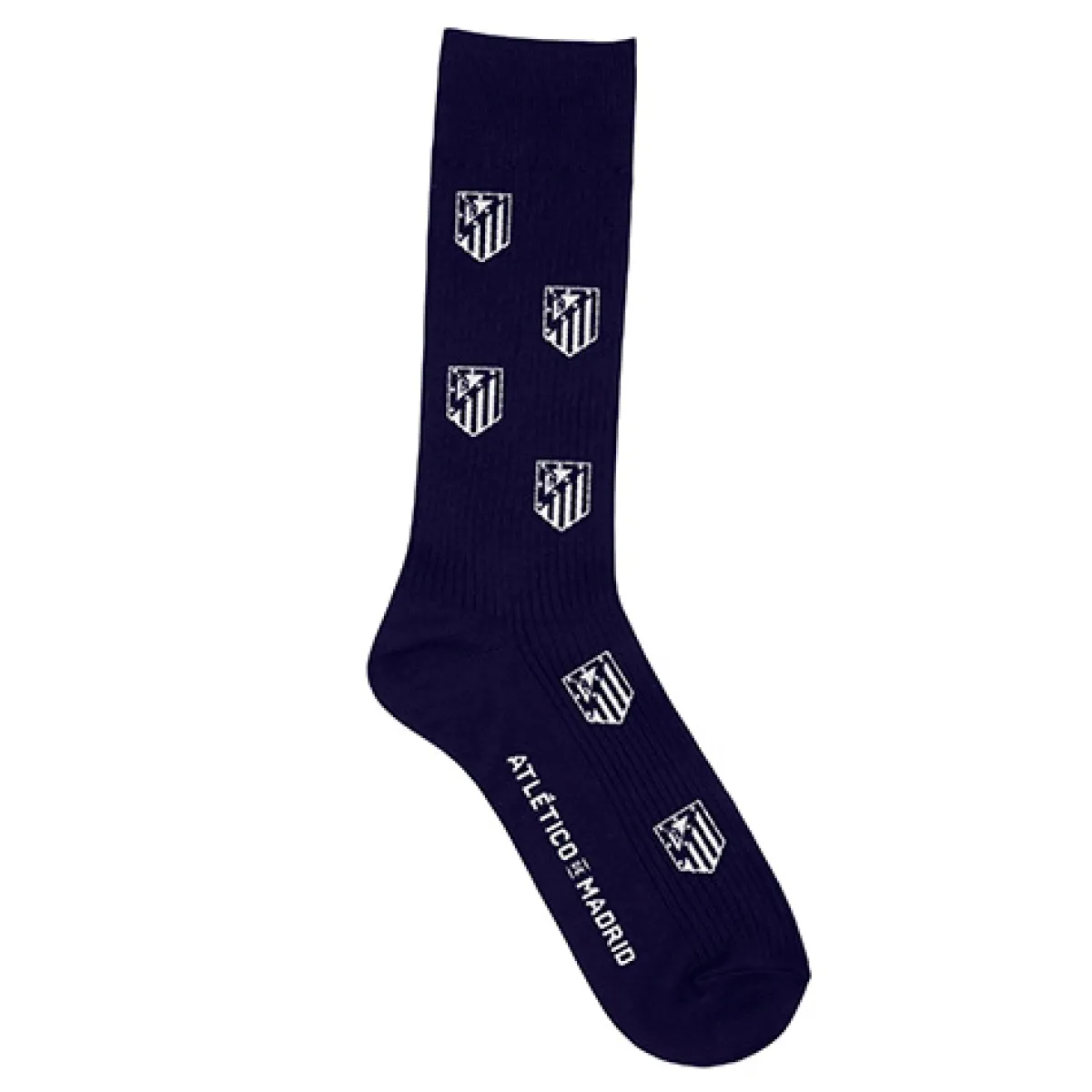 Socks*Atlético de Madrid Navy Blue Monochrome Crest Socks