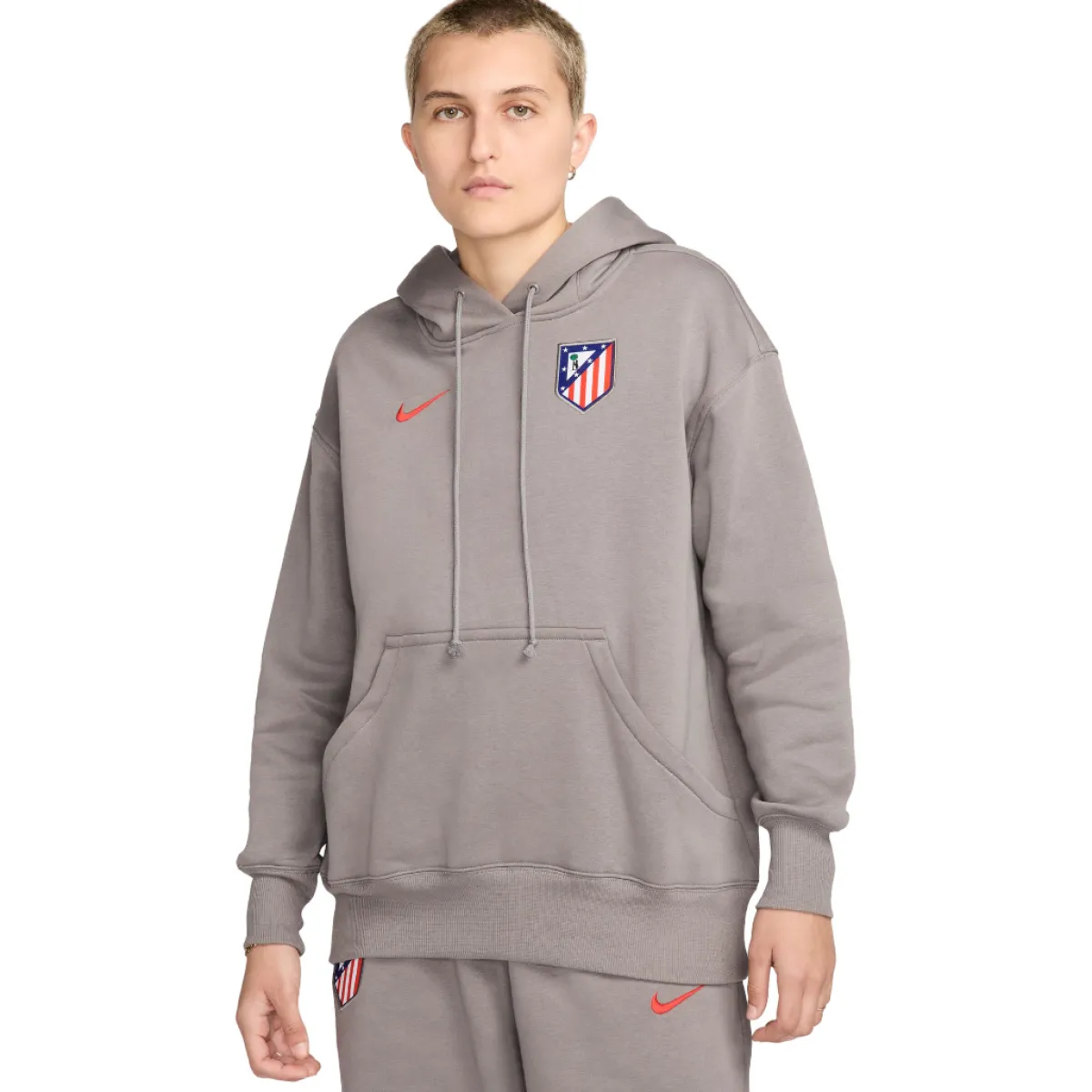 Hoodies*Atlético de Madrid Nike grey cotton 24/25 sweatshirt
