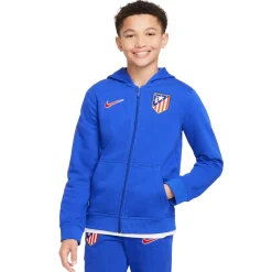 Hoodies*Atlético de Madrid Nike kids blue cotton 24/25 jacket