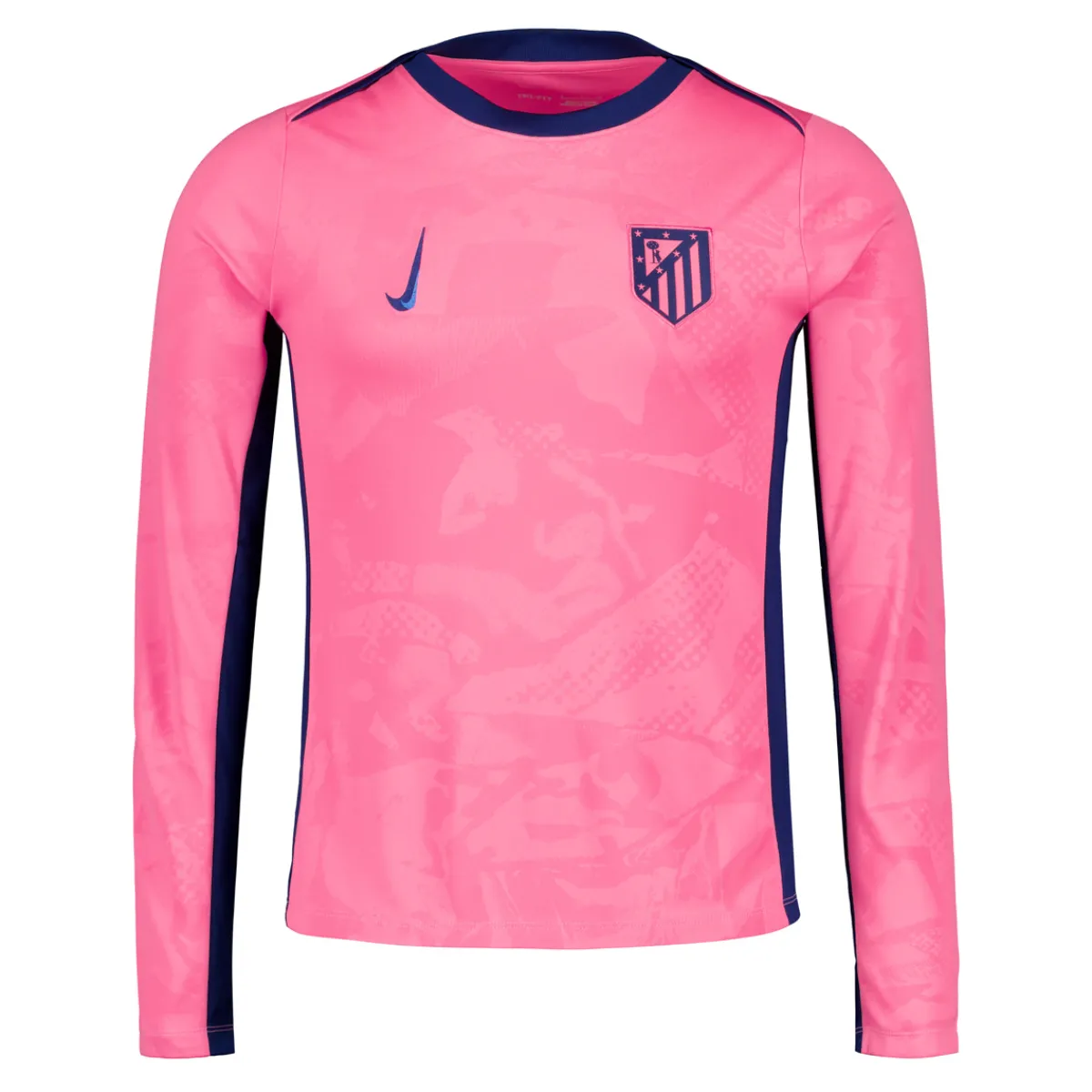 Men*Atlético de Madrid Nike UEFA 24/25 Long Sleeve Prematch Shirt