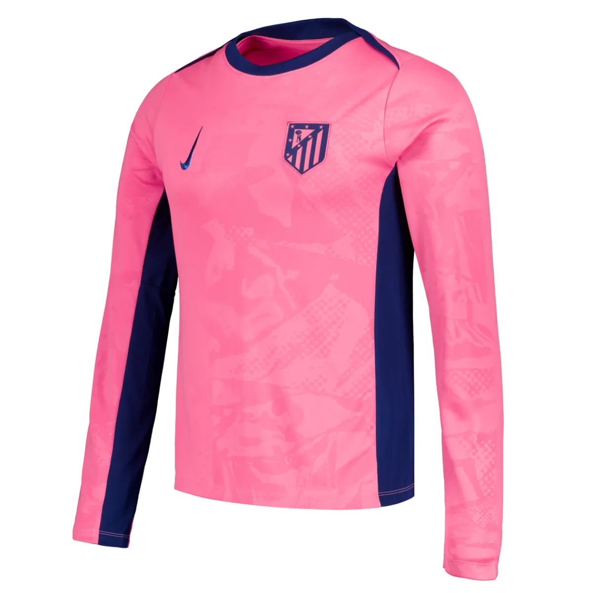 Men*Atlético de Madrid Nike UEFA 24/25 Long Sleeve Prematch Shirt