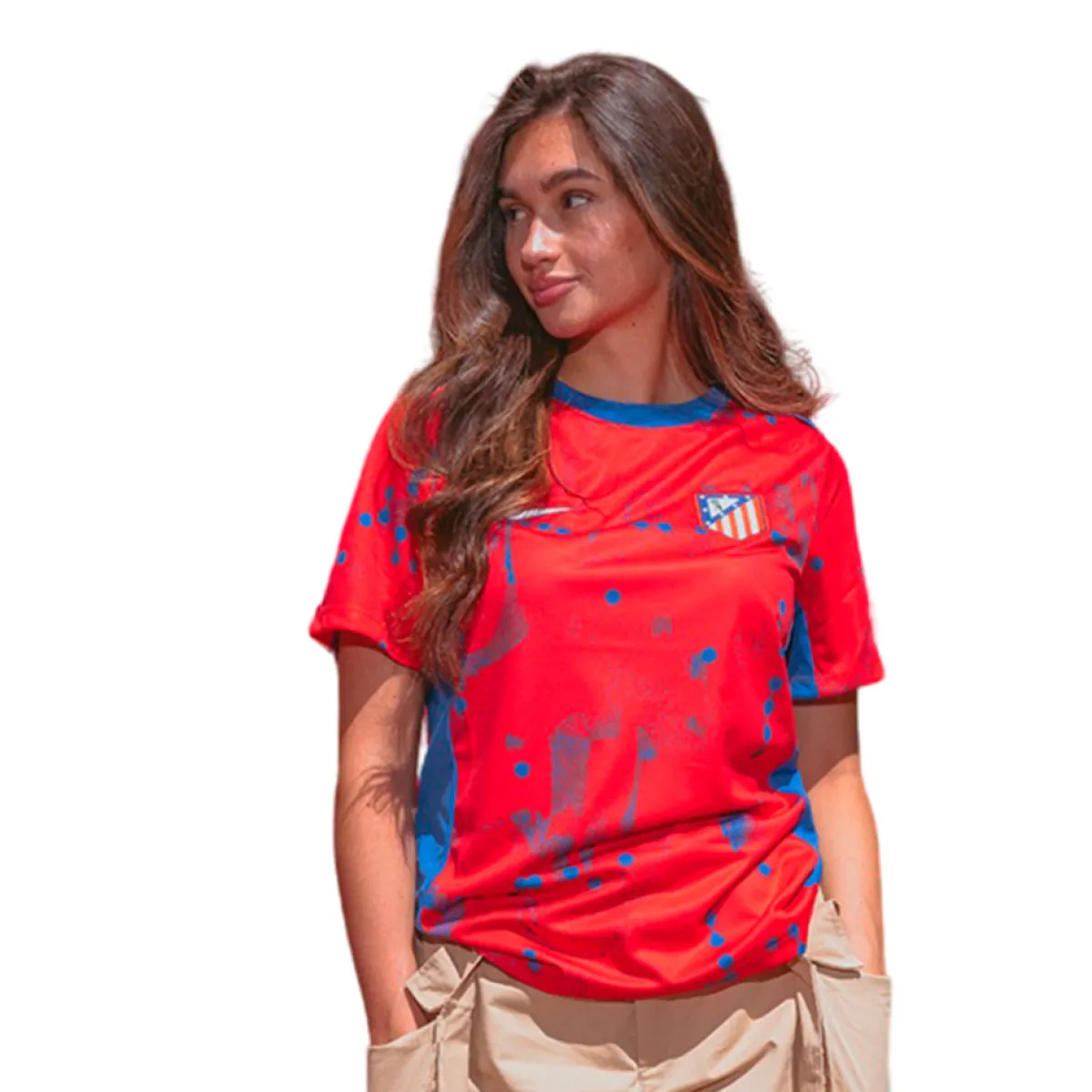 Women*Atlético de Madrid Nike women prematch 24/25 t-shirt