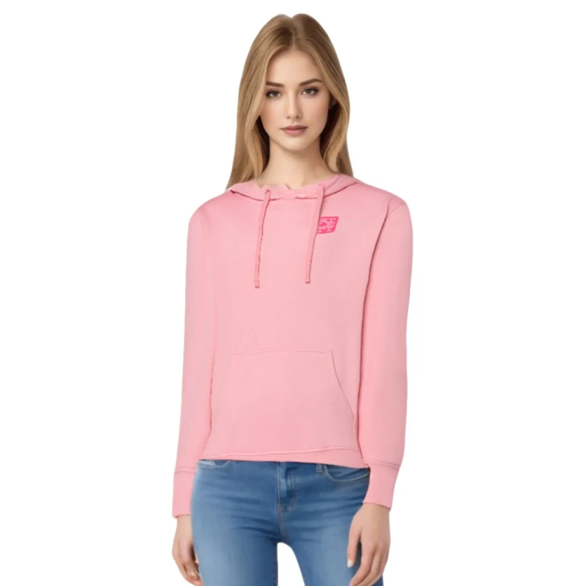 Hoodies*Atlético de Madrid PINK PATCH SWEATSHIRT
