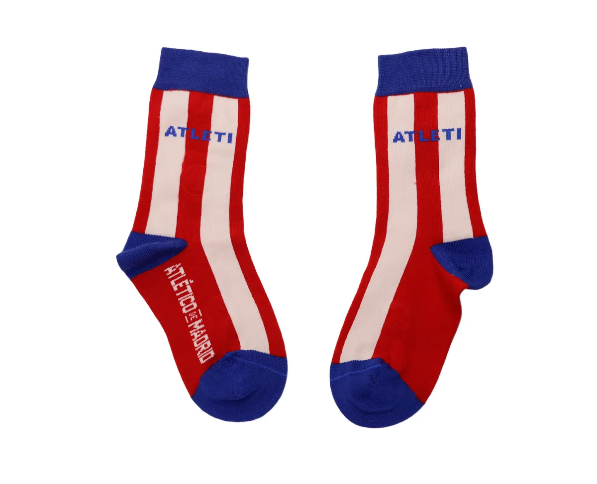 Socks*Atlético de Madrid RED AND WHITE SOCKS