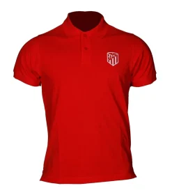 T-shirts And Polos*Atlético de Madrid RED CREST POLO