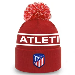 Headwear*Atlético de Madrid RED POMPOM BEANIE