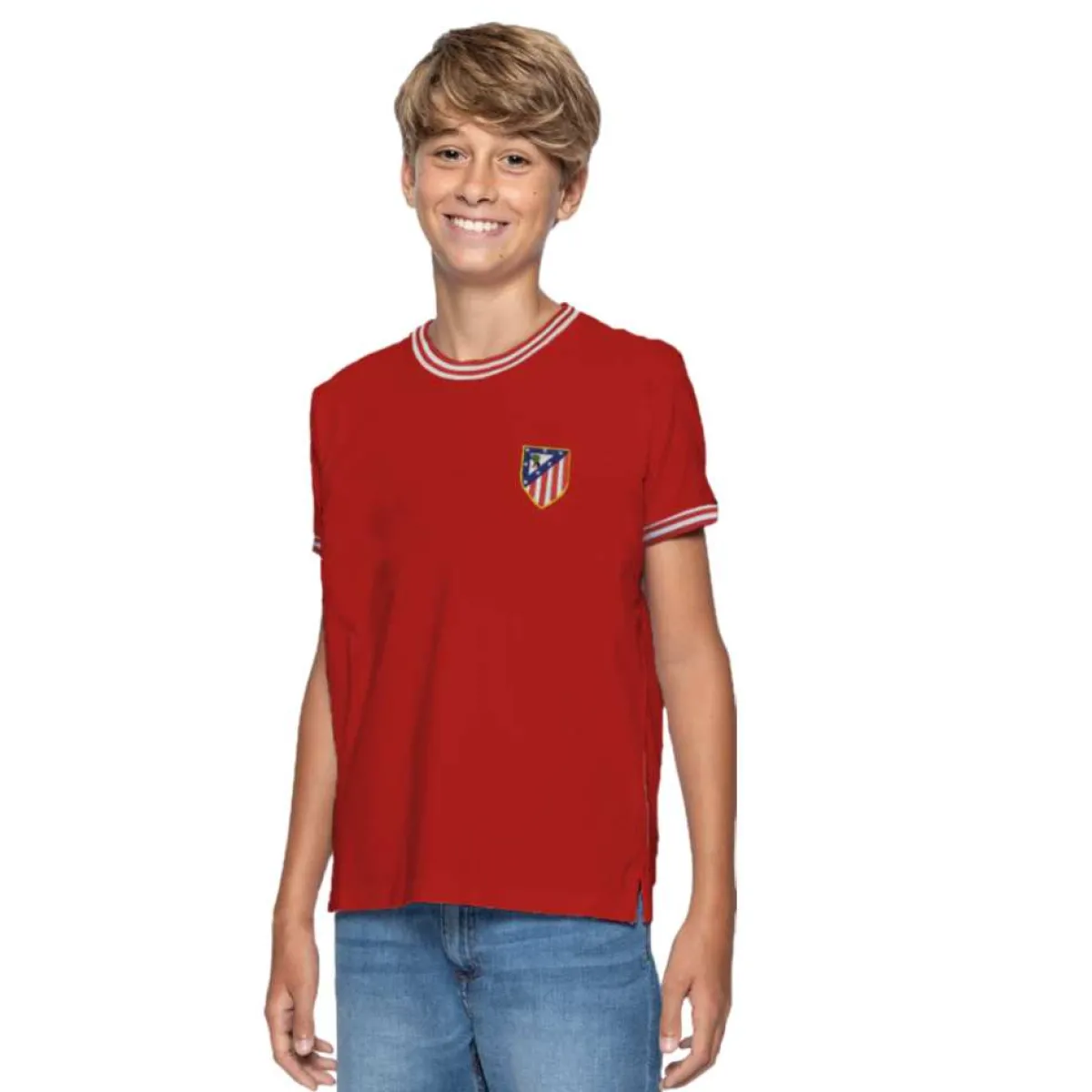 T-shirts And Polos*Atlético de Madrid REPLICA GLASGOW 1947 SHORT SLEEVE JERSEY KIDS