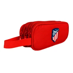 School*Atlético de Madrid RIDERS RED TRIPLE PENCIL CASE