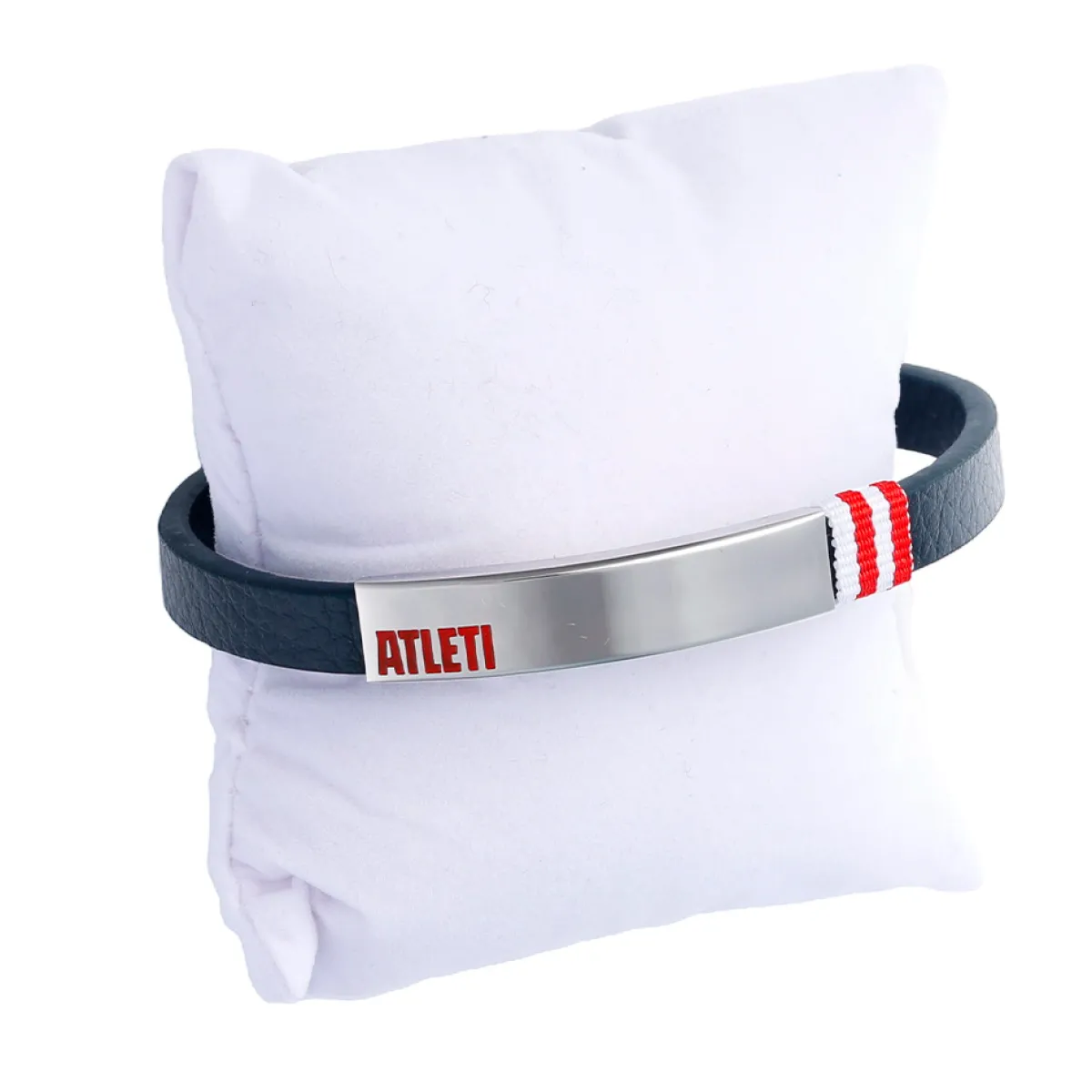 Watches And Bracelets*Atlético de Madrid Steel and Leather Bracelet