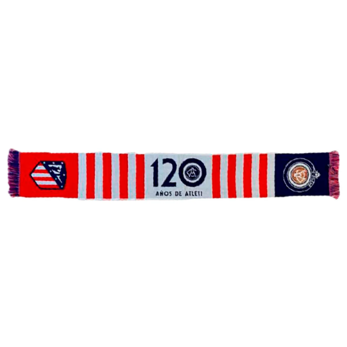 Scarves And Flags*Atlético de Madrid 120TH ANNIVERSARY SCARF
