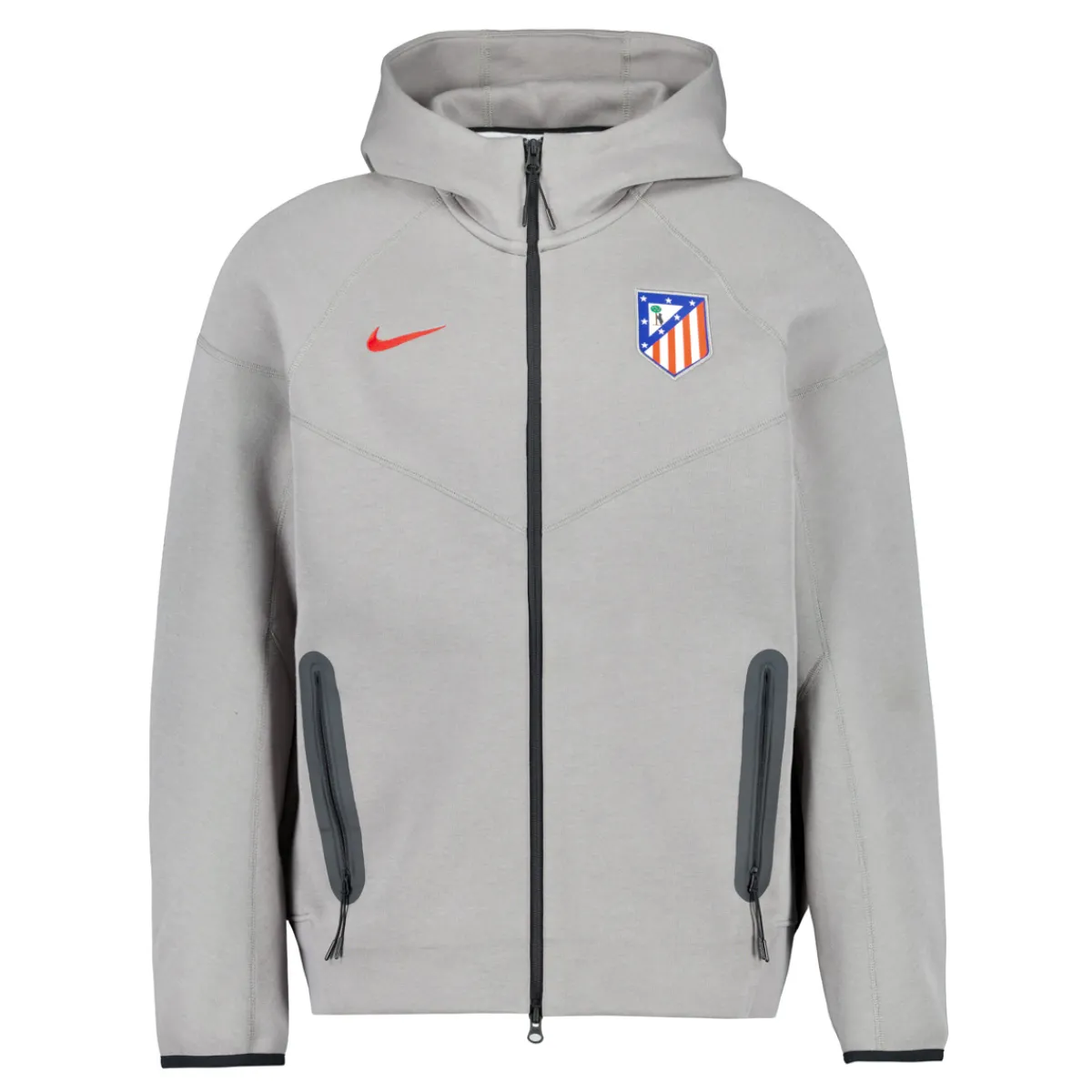 Hoodies*Atlético de Madrid UEFA Tech Fleece Jacket Gray