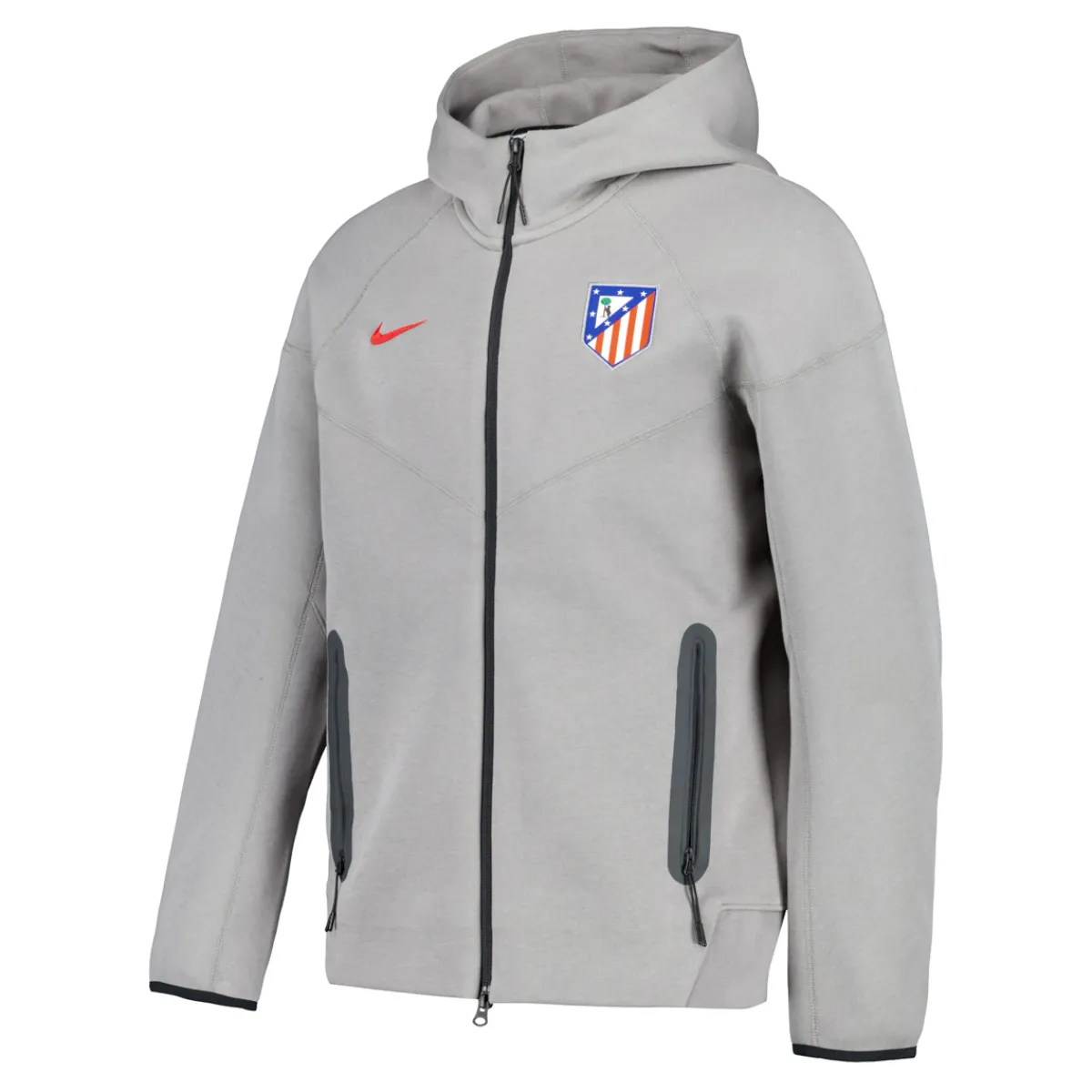 Hoodies*Atlético de Madrid UEFA Tech Fleece Jacket Gray